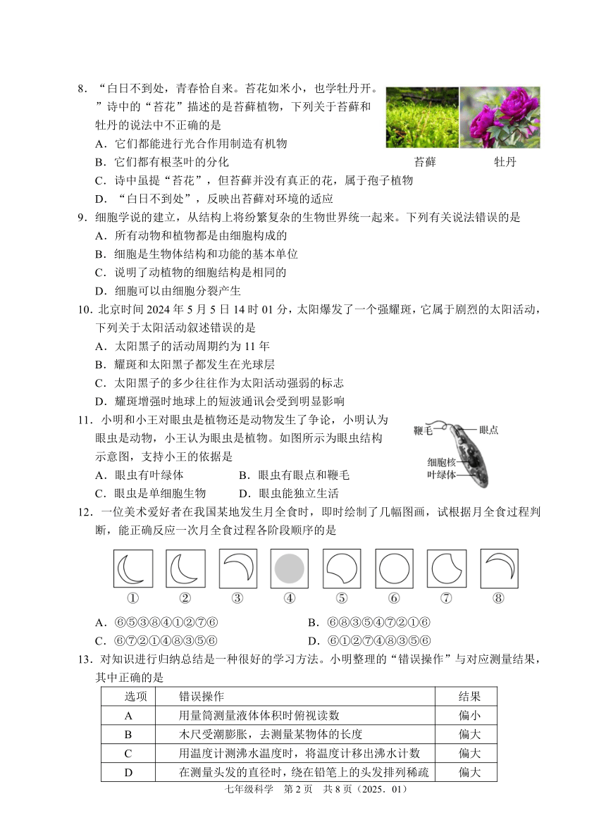 初中科学