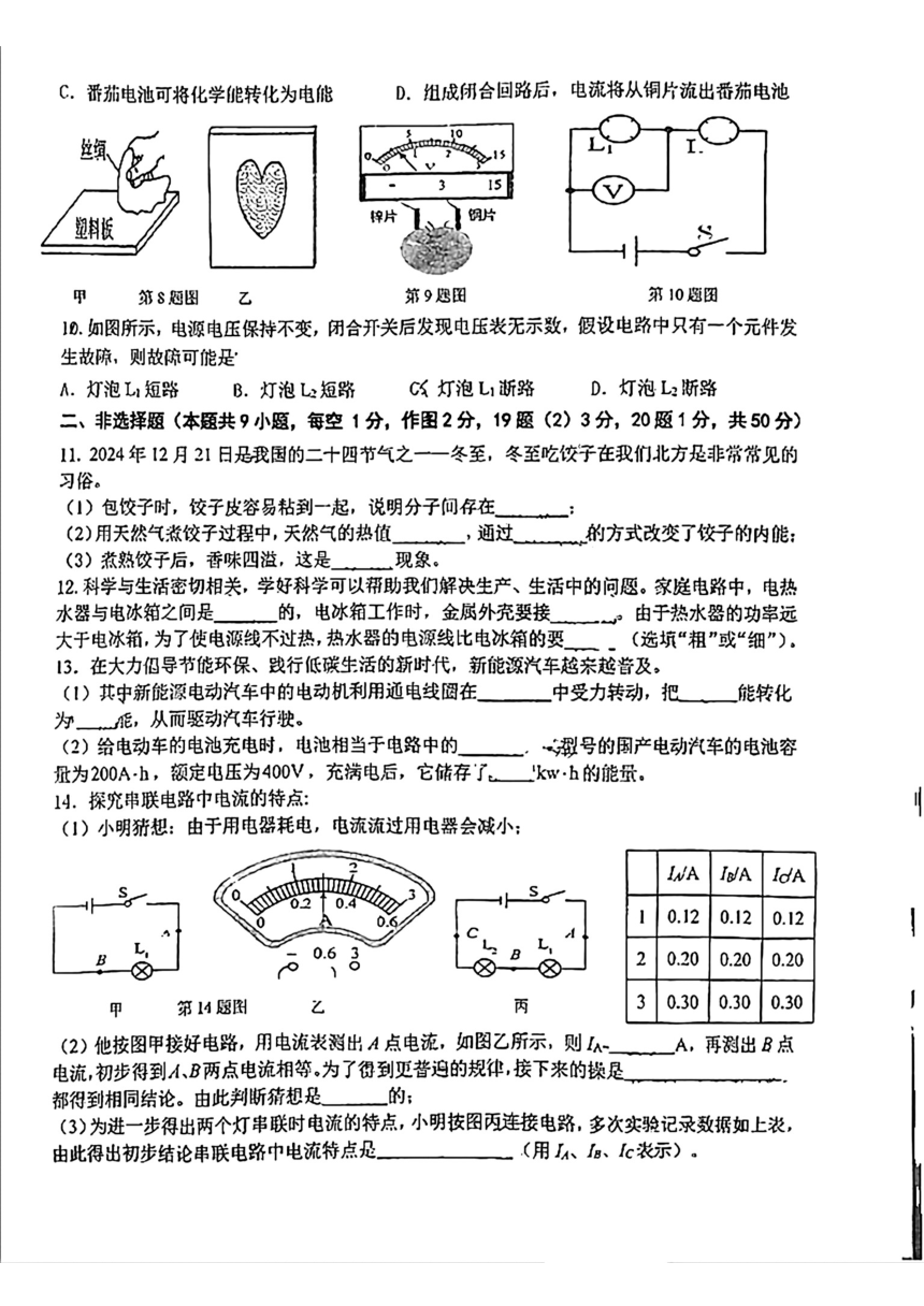 初中物理