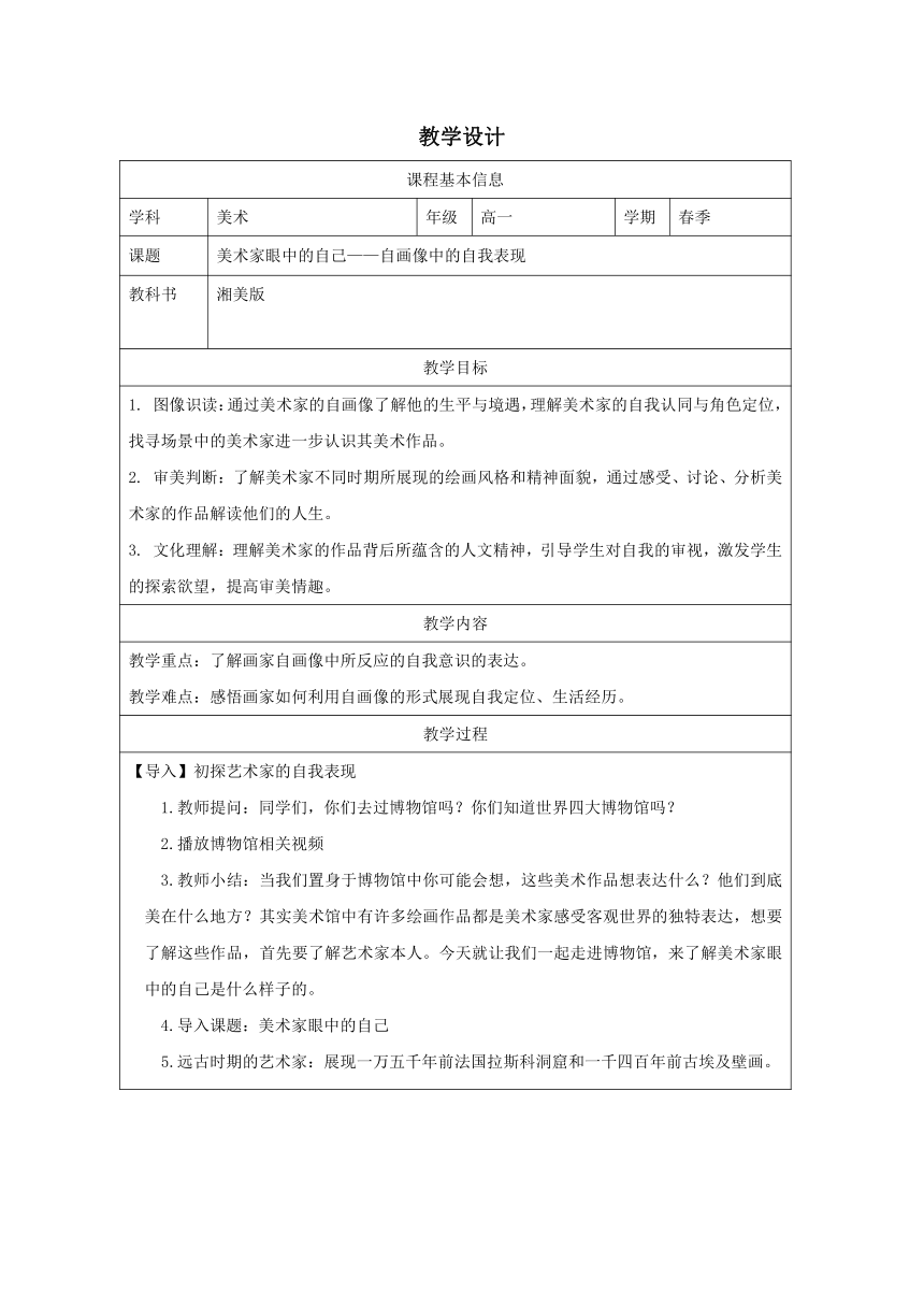 高中美术