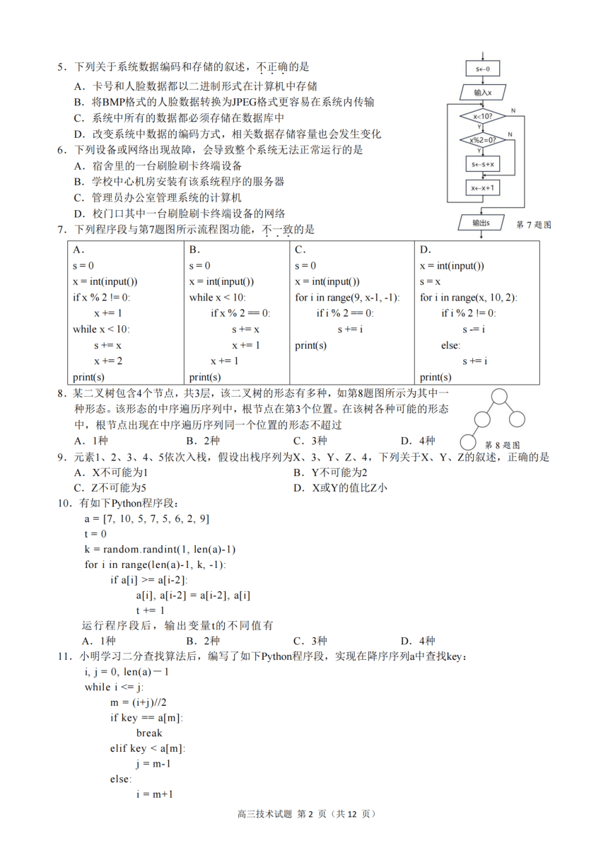 高中通用技术