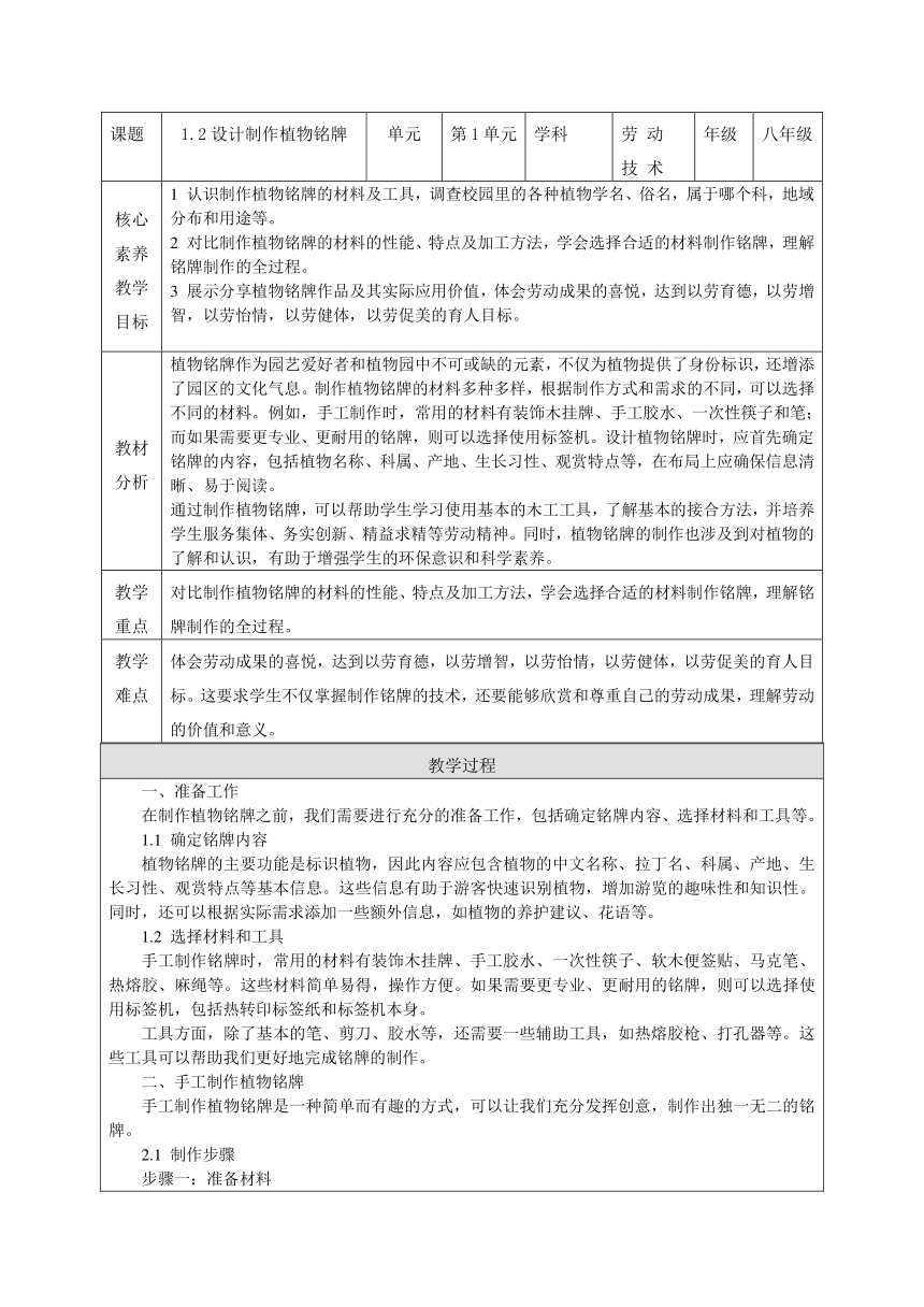 初中劳动