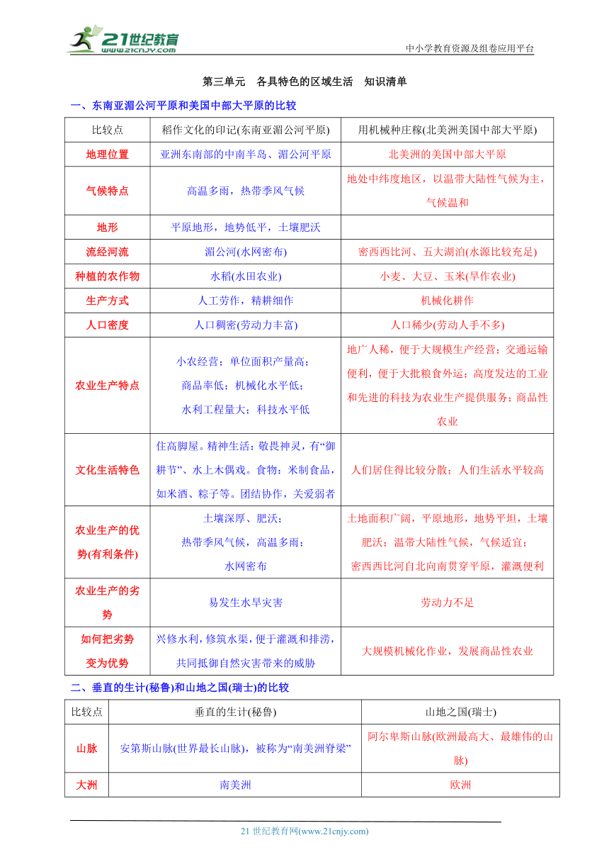 初中历史与社会