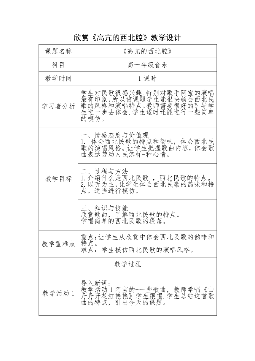 高中音乐