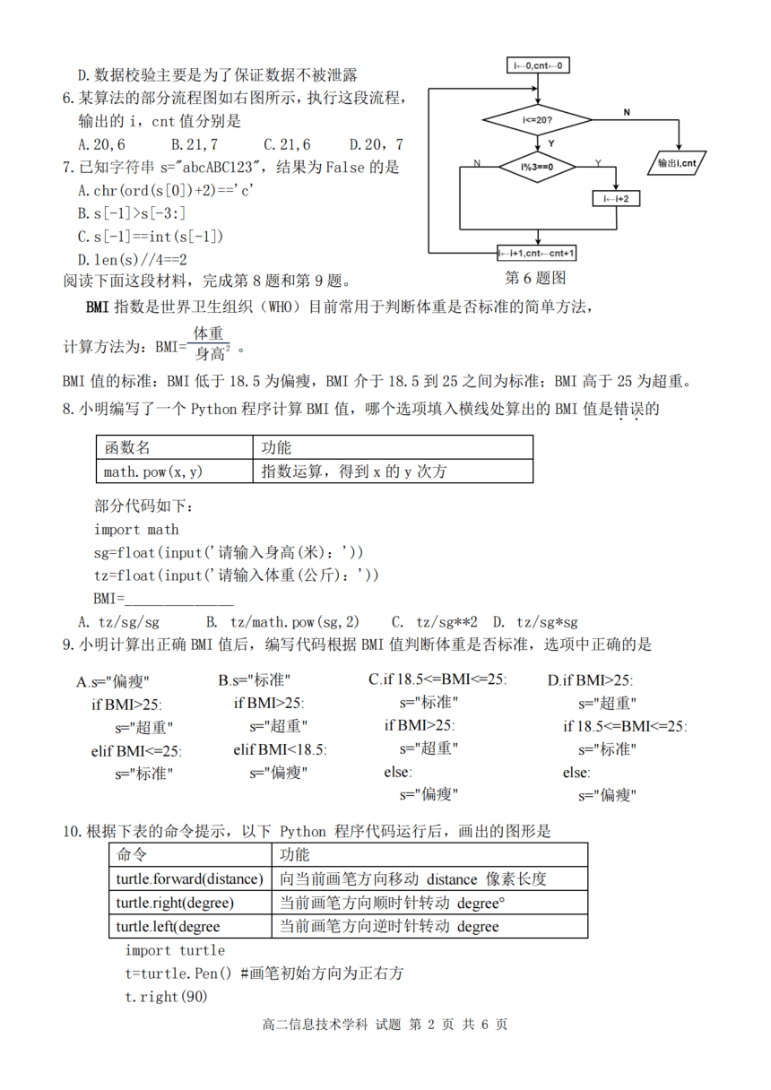 高中通用技术